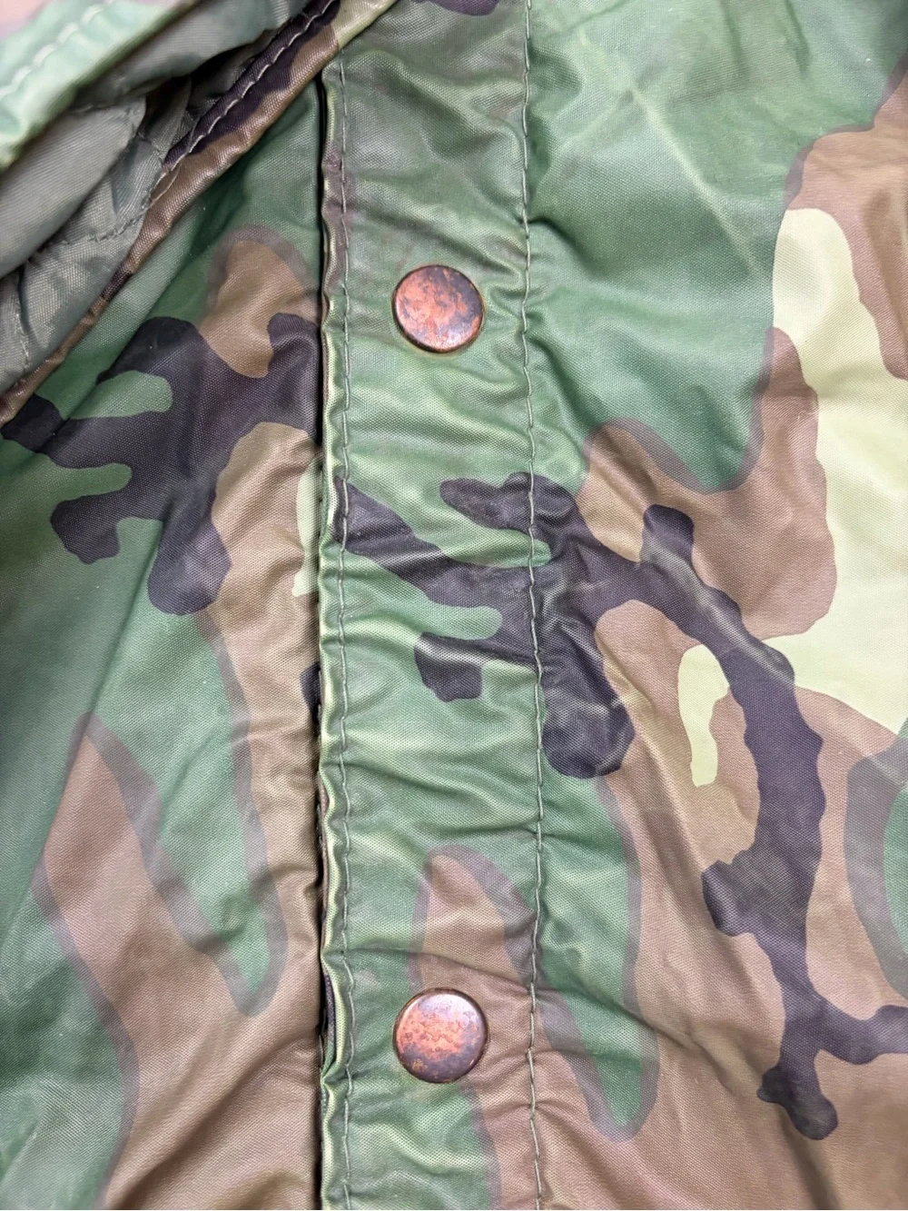 Vintage America’s Cup Camo Rain Jacket XL Hooded Utility Gorpcore Outdoor Coat